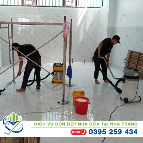 Dịch vụ dọn vệ sinh nhà mới xây tại Nha Trang