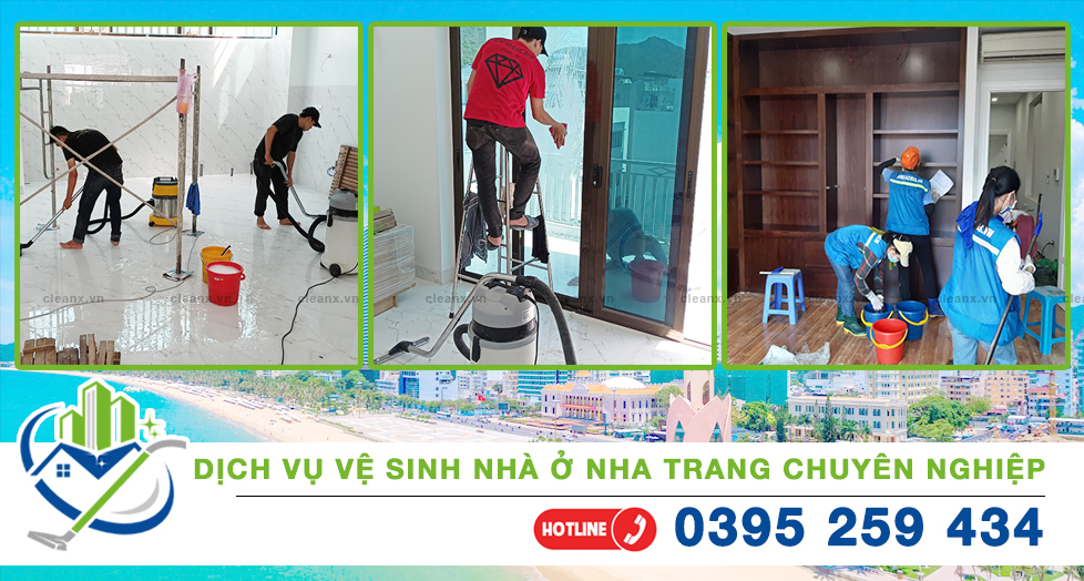 Dịch vụ vệ sinh nhà ở chuyên nghiệp tại Nha Trang