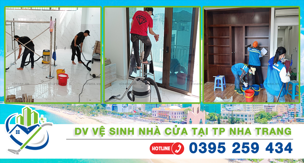 Dịch vụ vệ sinh nhà cửa tại Nha Trang