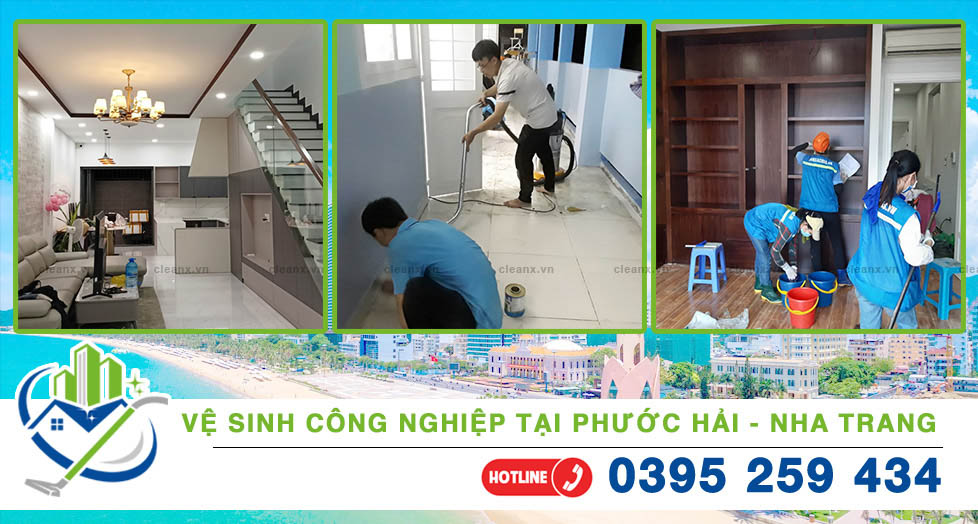 Dịch vụ vệ sinh công nghiệp tại Phước Hải - Nha Trang