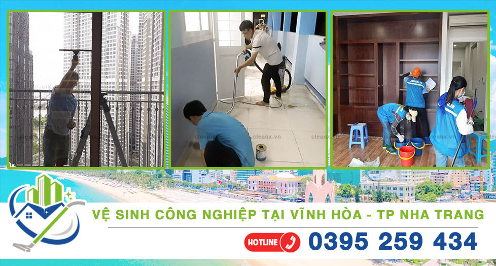 Dịch vụ vệ sinh công nghiệp tại Vĩnh Hòa - Nha Trang