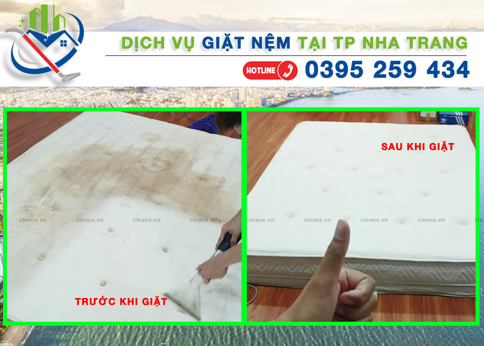 Dịch vụ giặt nệm tại Nha Trang