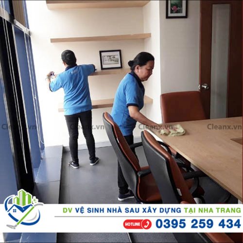 DV Vệ sinh công nghiệp nhà sau xây dựng tại Nha Trang