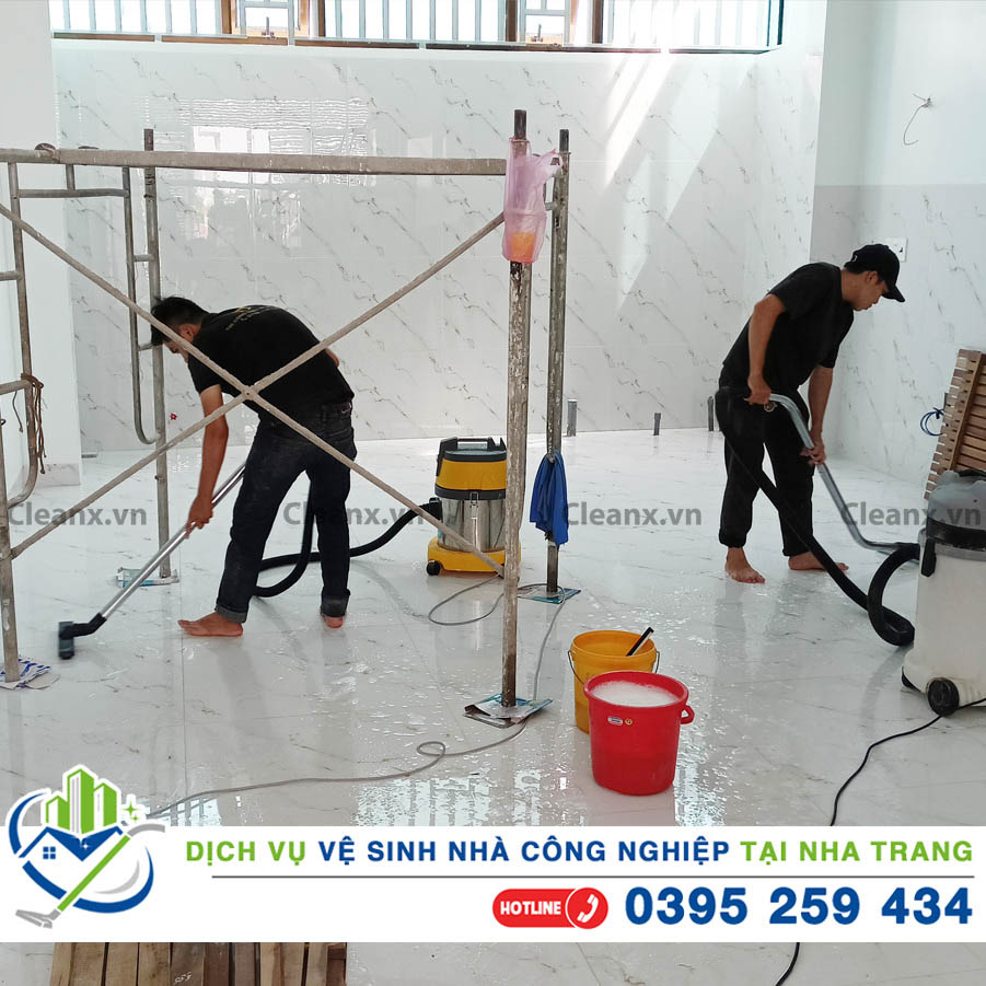 DV Vệ sinh nhà công nghiệp ở Nha Trang