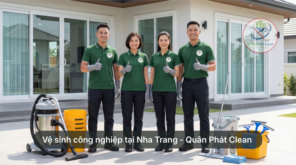 Vệ sinh công nghiệp tại Nha Trang – Quân Phát Clean